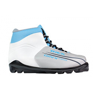 Лыжные ботинки TREK SNS OMNI (серо-бело-голубые)
