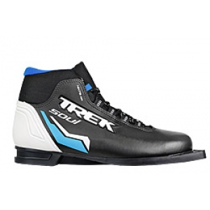 Лыжные ботинки TREK SOUL NN75 (чёрно-бело-синие)