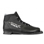 Лыжные ботинки TREK SOUL NN75 (цвет чёрно-серый)